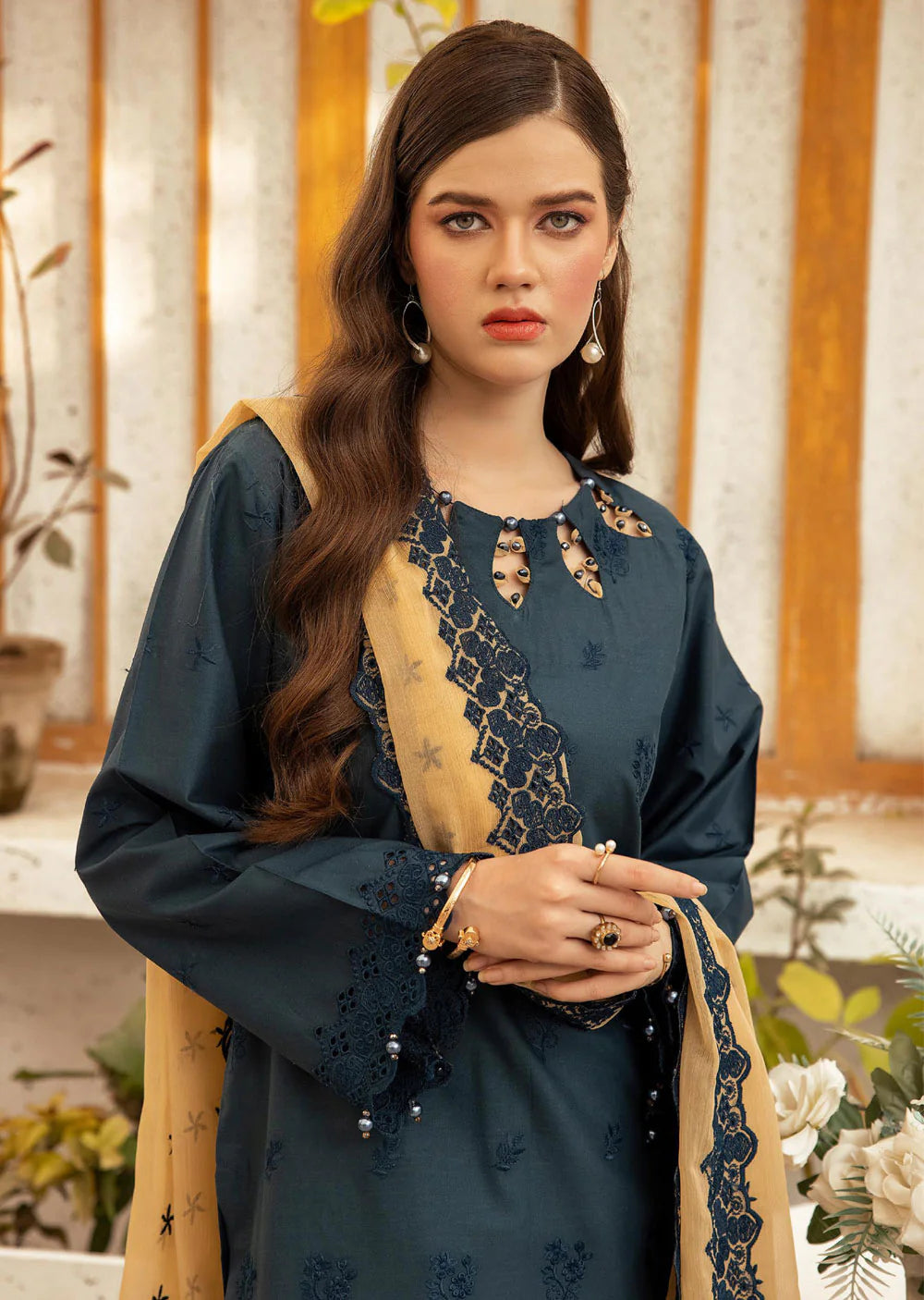 EMBROIDERED 3-PC SUIT SBSF12