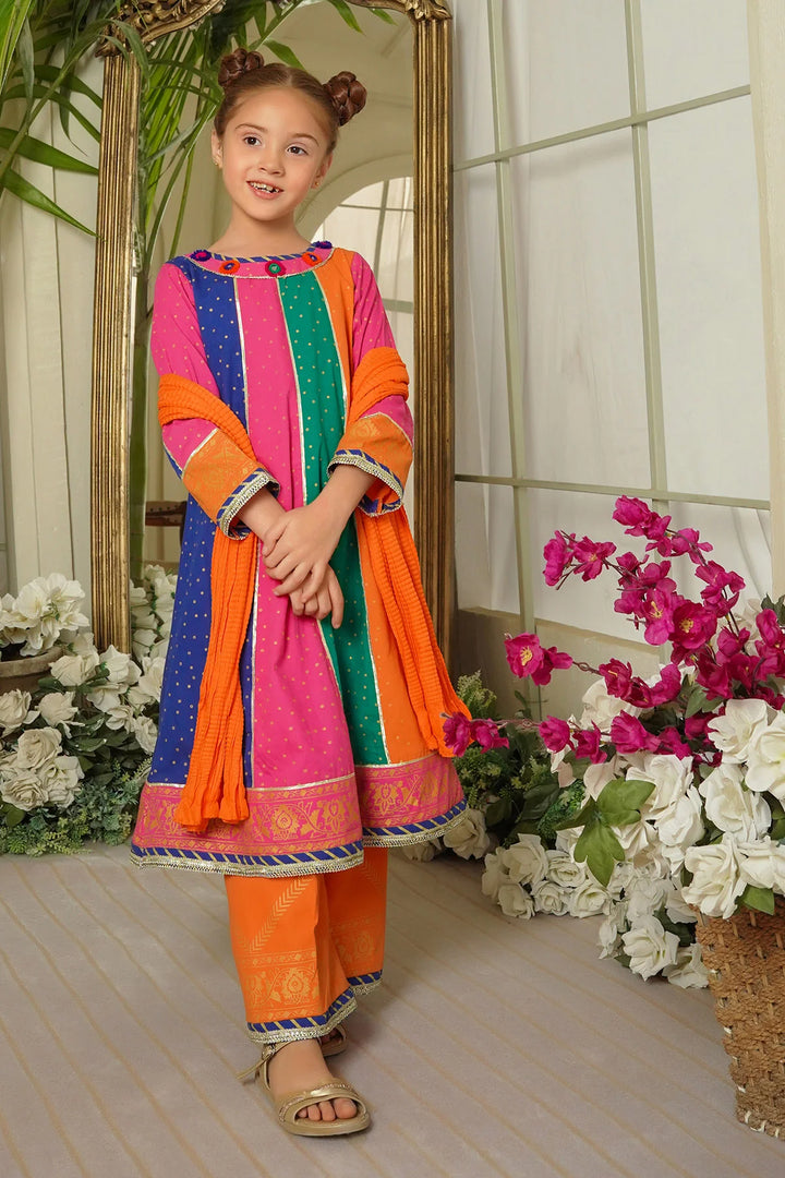 MULTI COLORED COTTON PRINTED SUIT SFOC11