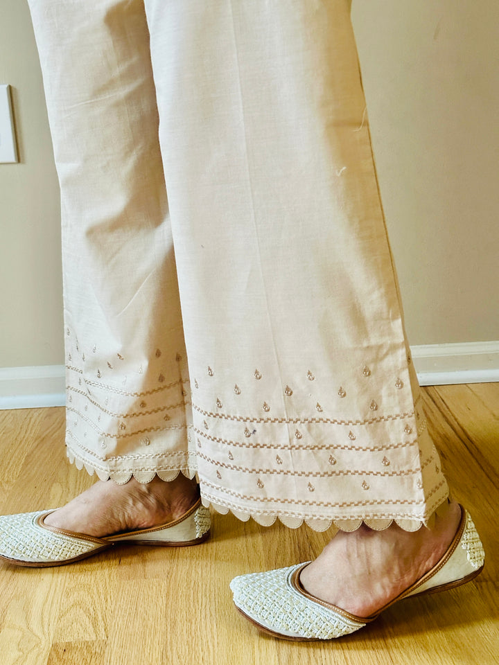 CULOTTE COTTON  PANTS BEIGE CUPT01