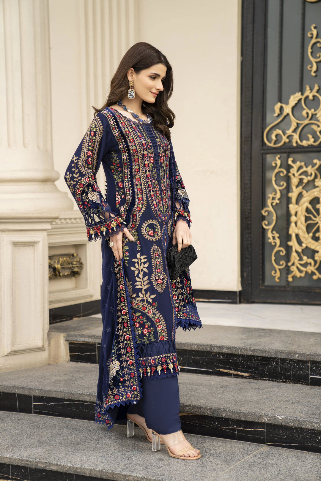 CHIFFON PARTYWEAR SUIT ALPW92