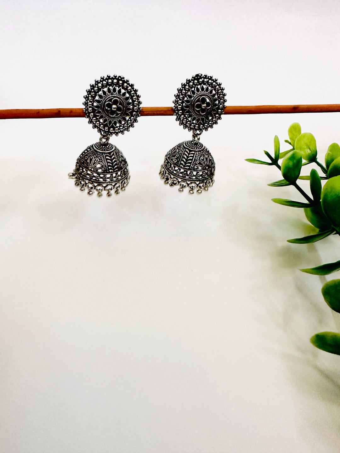 OXIDIZED JUMKA EARRING SILVER EROX804348