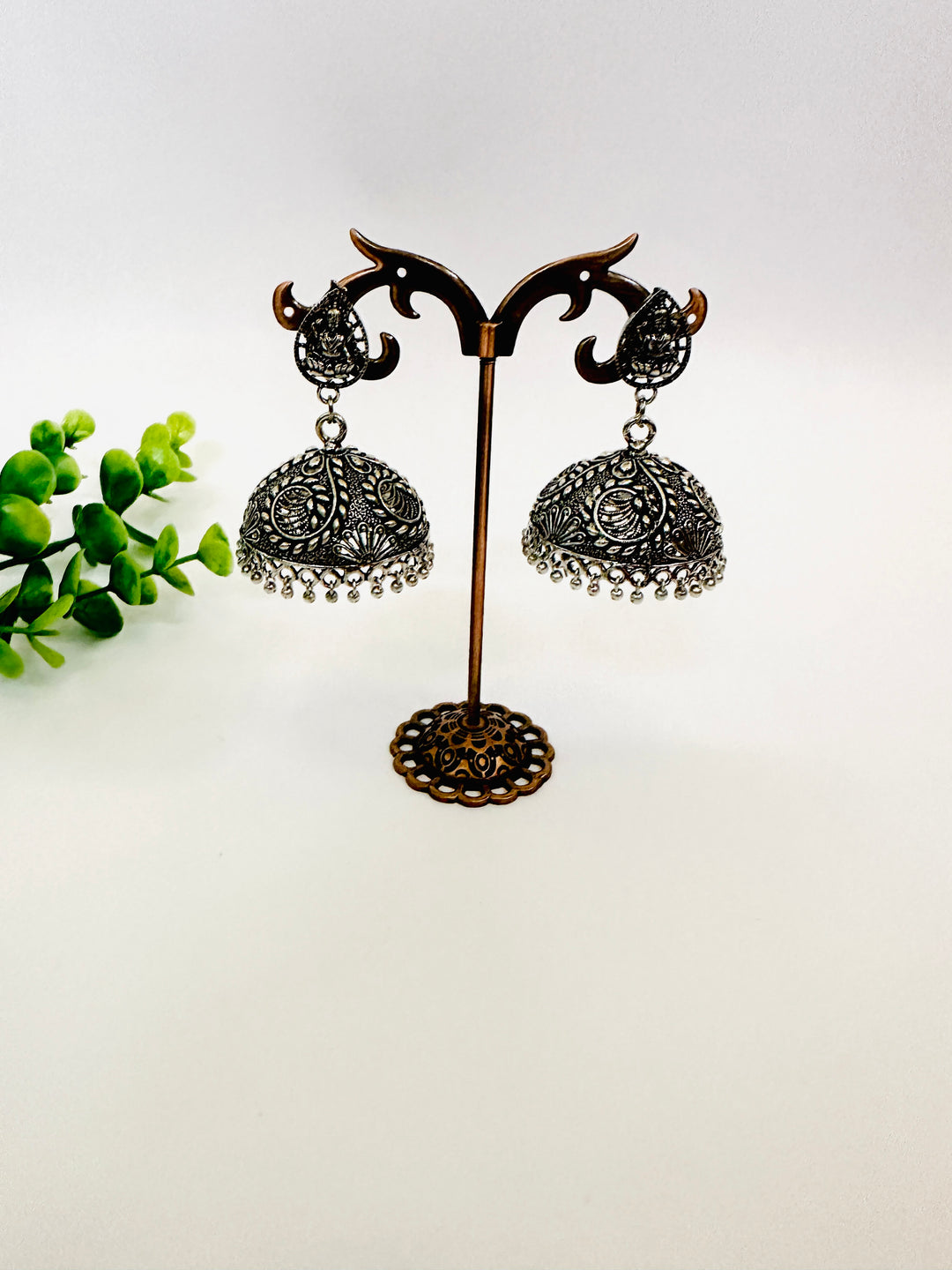 OXIDIZED JUMKA EARRING SILVER EROX804348