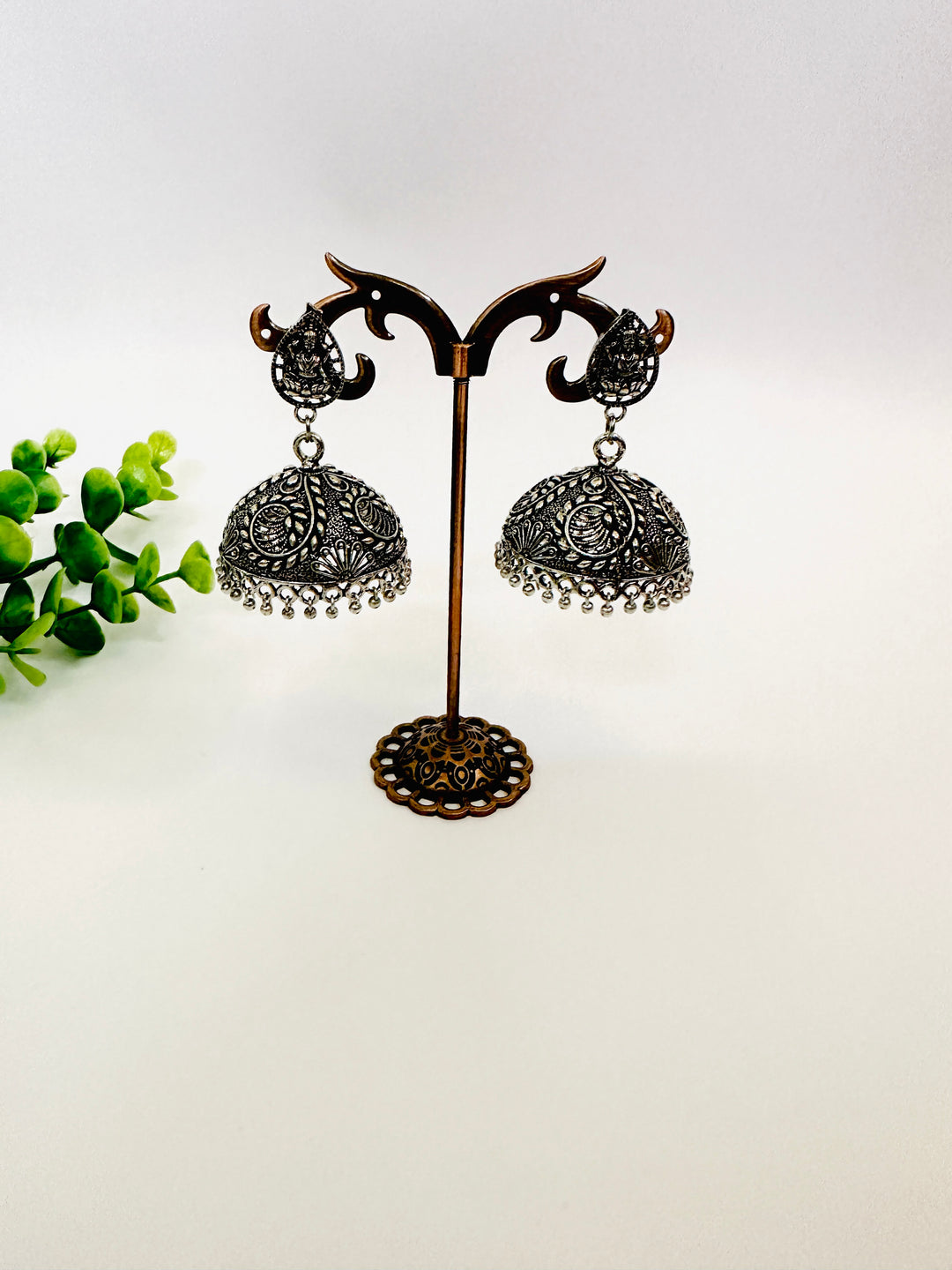 OXIDIZED JUMKA EARRING SILVER EROX804348