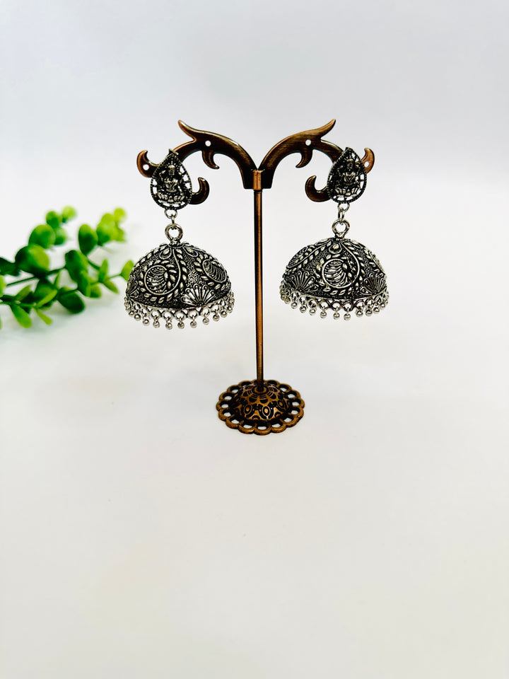 OXIDIZED JUMKA EARRING SILVER EROX804348