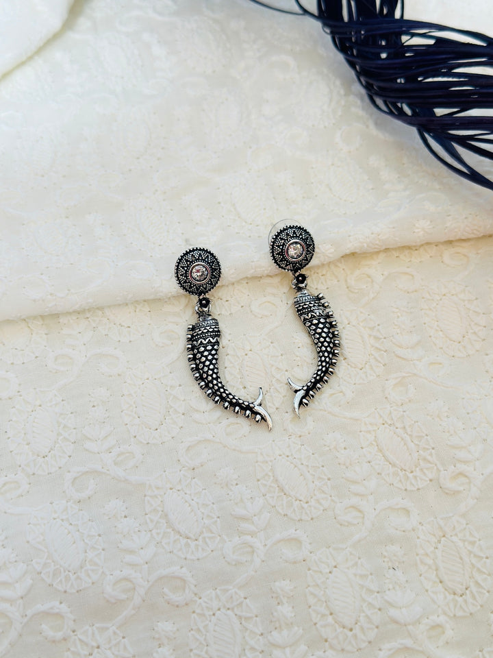 OXIDIZED EARRING EROX802958