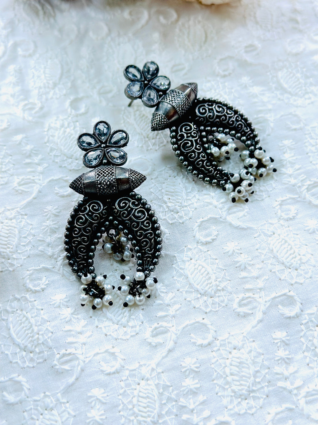 OXIDIZED EARRING EROX803718