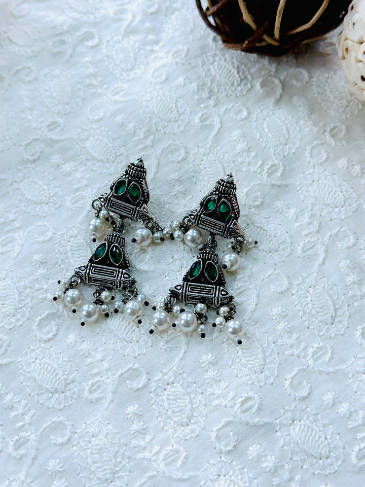 OXIDIZED EARRING EROX108007