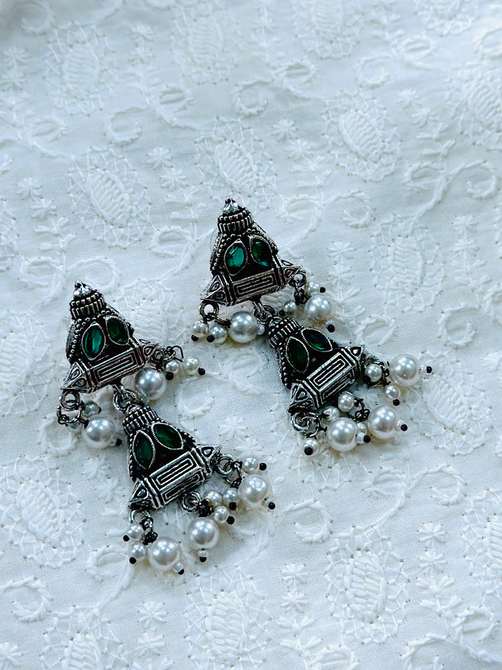 OXIDIZED EARRING EROX108007