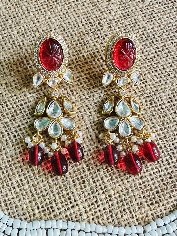 KUNDAN EARRING ER351245