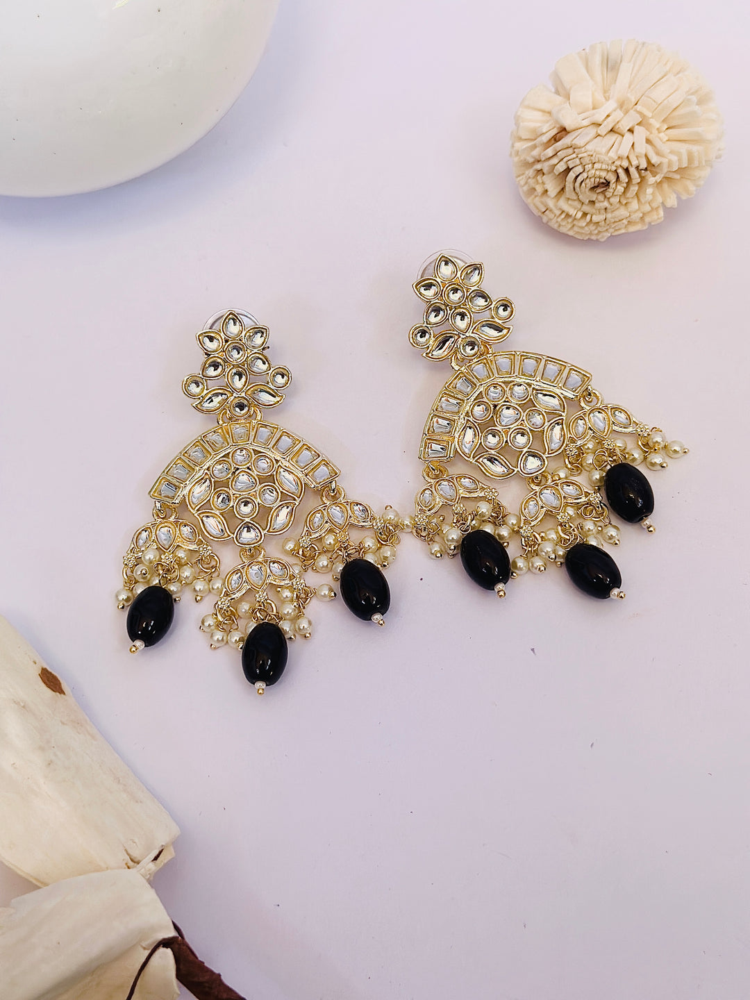 KUNDAN EARRING ER110158