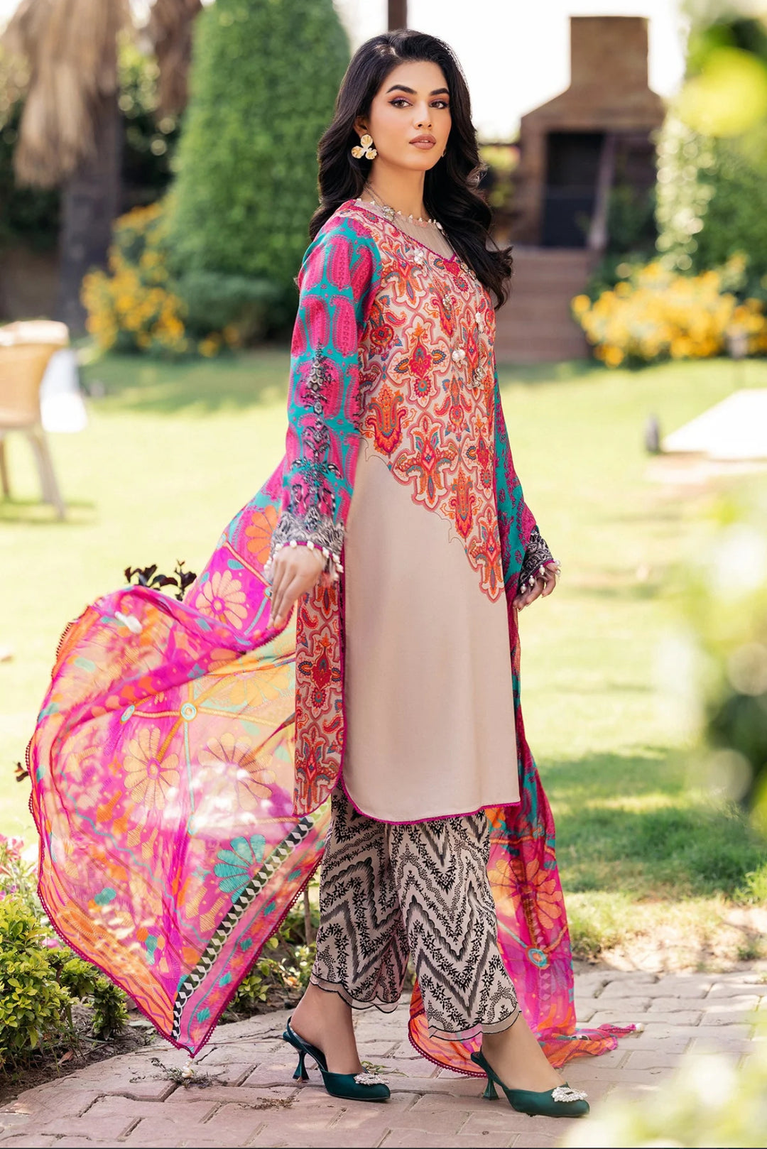 CHARIZMA LAWN COLLECTION WITH CHIFFON DUPATTA CHSS08