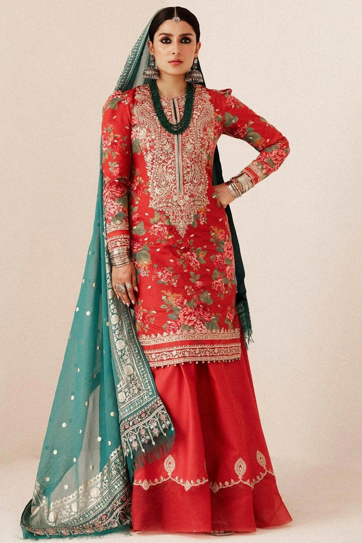 ZARA SHAJAHAN LUXURY LAWN PHOOL KARI