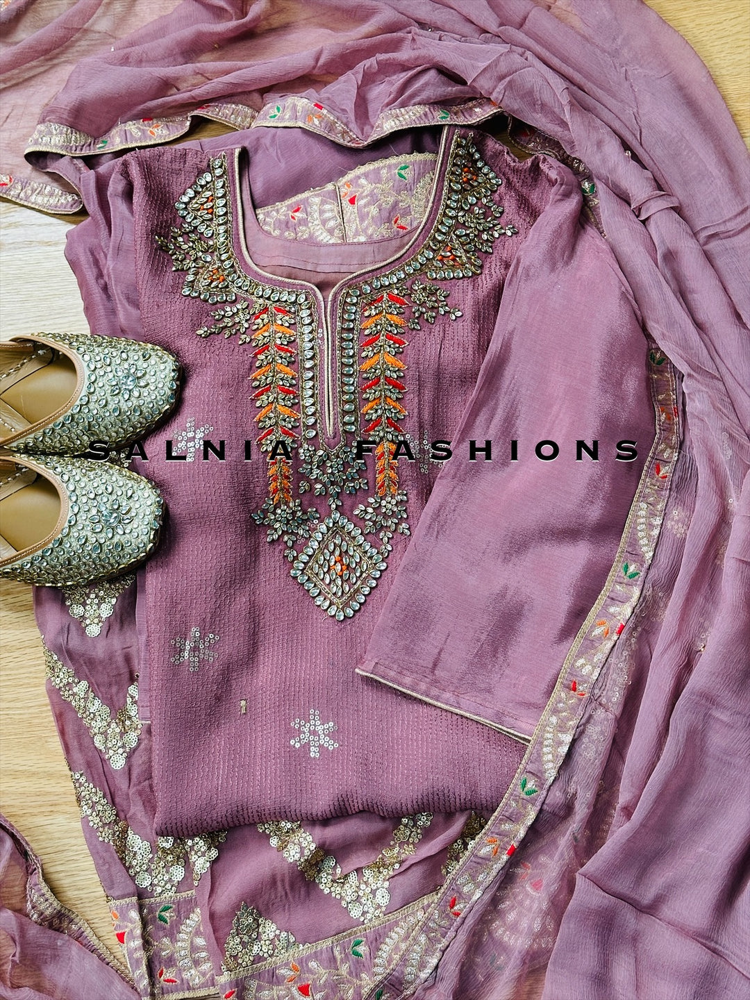 PURE BANARASI SILK PARTYWEAR GHARARA SET BHSF16