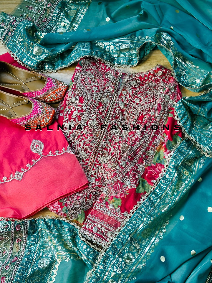 ZARA SHAJAHAN LUXURY LAWN PHOOL KARI