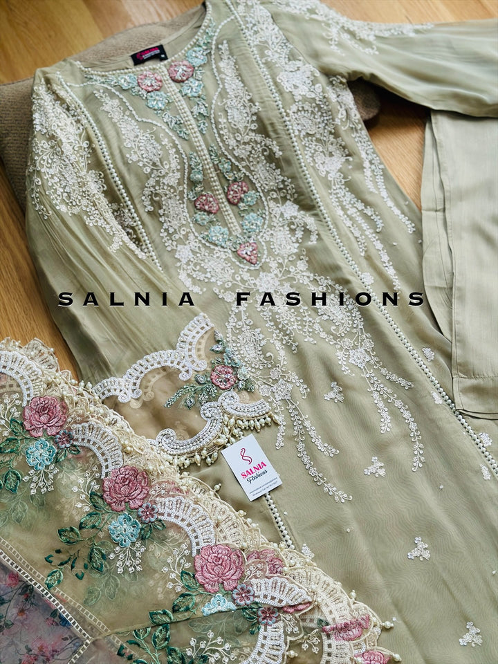 CHIFFON PARTYWEAR SUIT ALPW07