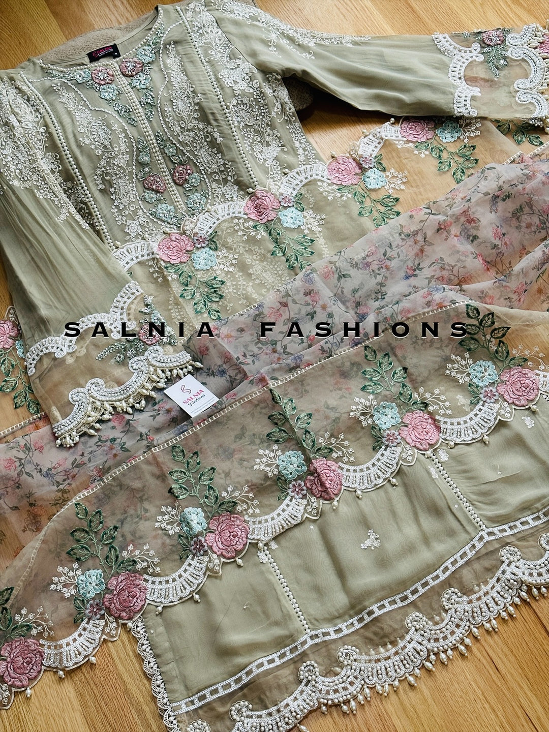 CHIFFON PARTYWEAR SUIT ALPW07