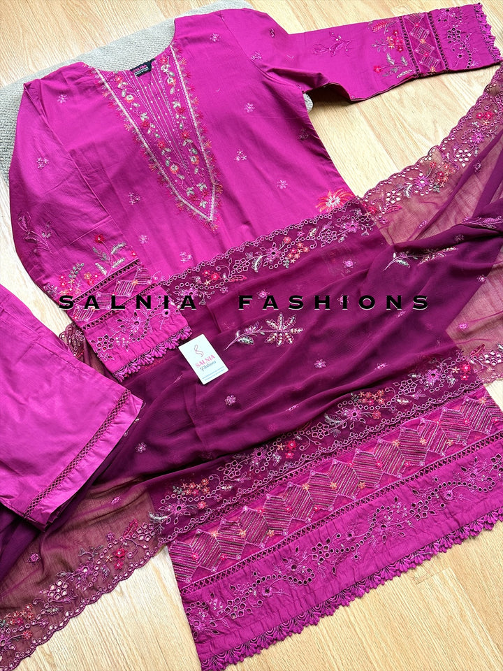 PREMIUM SCHIFFLI EMBROIDERED EID COLLECTION SCSF06