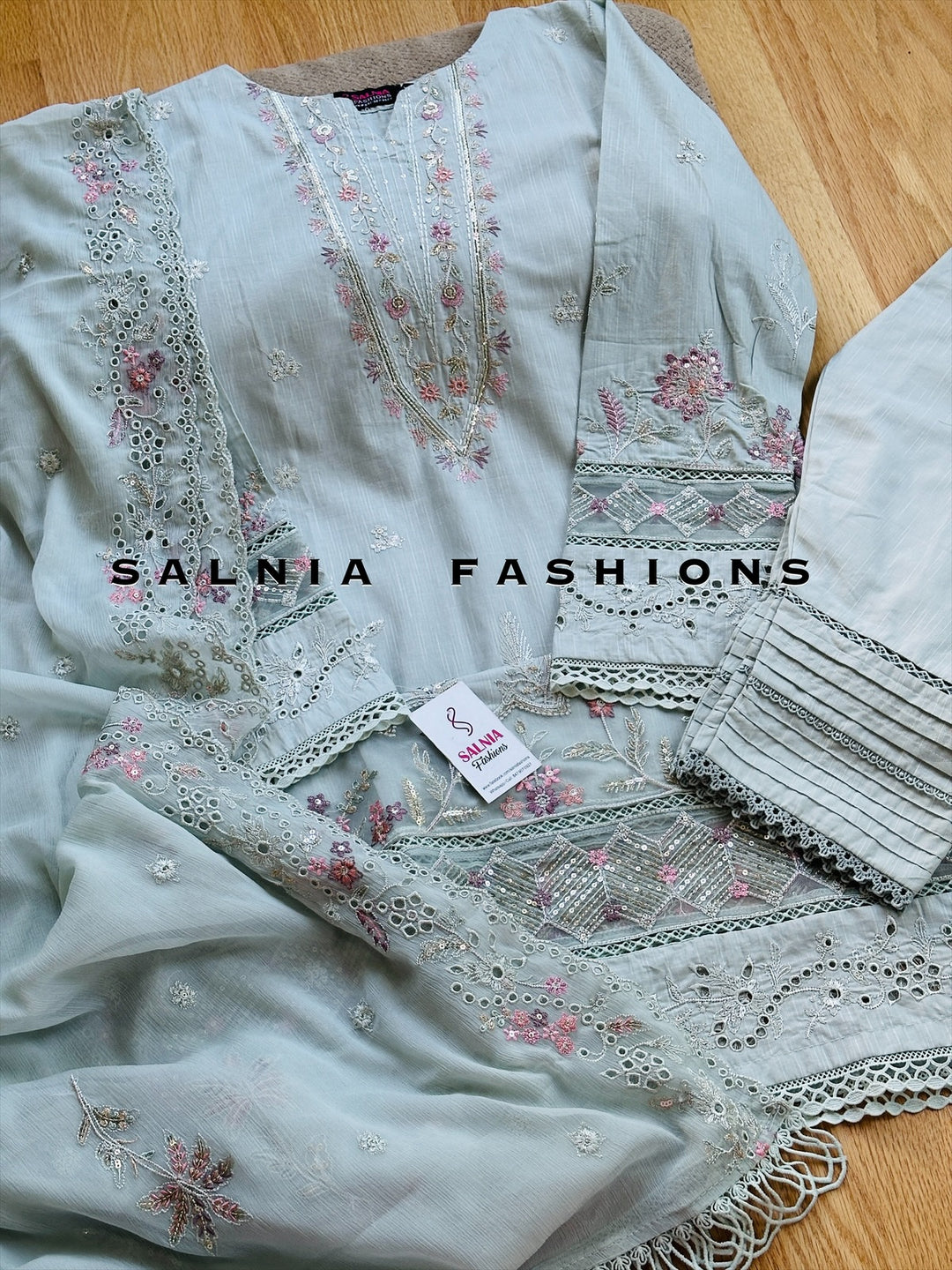 PREMIUM SCHIFFLI EMBROIDERED EID COLLECTION SCSF08